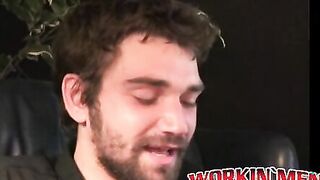 Deviant cock drips cum after passionate masturbation