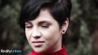 Reality Junkies - Ryan Ryder Gets A Cheerleader Cadey Mercury On the Side Of The Road