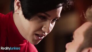 Reality Junkies - Ryan Ryder Gets A Cheerleader Cadey Mercury On the Side Of The Road