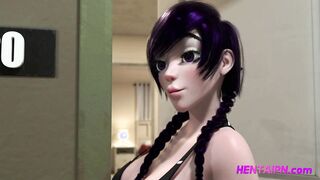 Huge FUTA Dasher Hooks Up Female Deliver