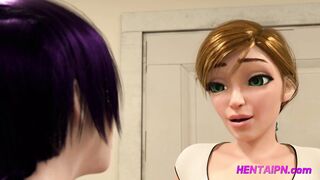 Huge FUTA Dasher Hooks Up Female Deliver