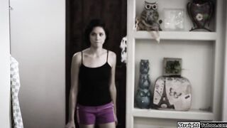 Virgin babysitter is banged by her boss