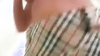 Hand Job by blonde doll