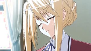 Hot busty teen in uniform gets creampie