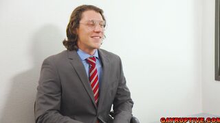 Intense office fuck sesh with horny workmates
