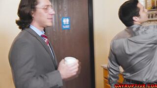 Intense office fuck sesh with horny workmates