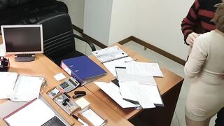 Hot Blonde Secretary Fucked By Boss In Office