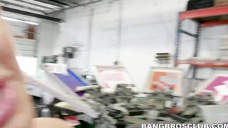Amazing bombshell babes cock hammered by a lucky stud