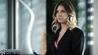 LEZ CUTIES - Rebecca Volpetti Gets Down To Business On Her Coworker - sexonly.top/ccc