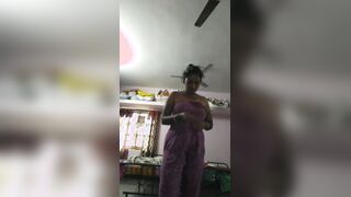 Hot tamil aunty dark nipple piss showing