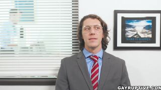 Office fuck for Andrew Miller and Paul Cannon