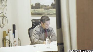 Office fuck for Andrew Miller and Paul Cannon