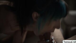 MILF shemale stepmom analed by stepson