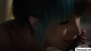 MILF shemale stepmom analed by stepson