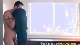 Naughty hunk Adam Gregory gives raw dicking and blowjob