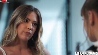 VIXEN Rivals Avery & Naomi team up to seduce fencing coach.