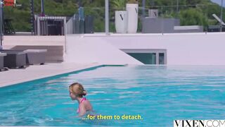 VIXEN Concierge Vanessa steals hotel guest away from his gf