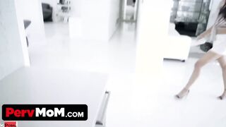 Super beauty Milf step mother obsessed with stepsons long penis