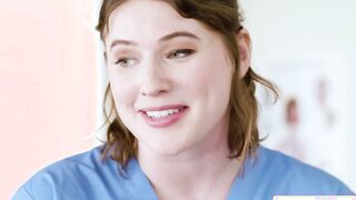 Lesbian doctor scissoring with assistant