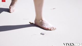 VIXEN Super Sexy redheads seduce bartender while on vacation
