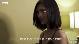 Whore classmate seduced a honor learner girl with cock in her cheek _ NIGONIKA TOP PO