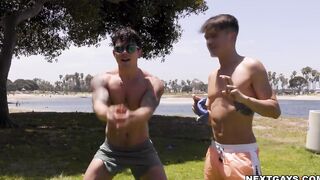 Andy and Dakota Payne return home all horny