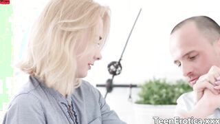Anal Craving 18 Year Old beauty Via Lasciva Eats Dick For Breakfast