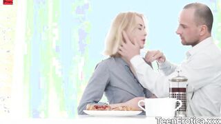 Anal Craving 18 Year Old beauty Via Lasciva Eats Dick For Breakfast
