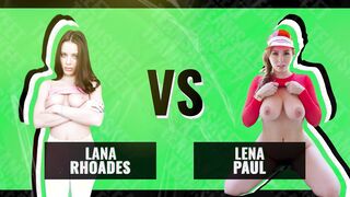 Battle Of The Babes - Lana Rhoades vs Lena Paul - The Ultimate Bouncing Huge Natural