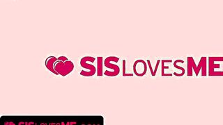 Sis Loves Me - sexy Step Sis Bounces Her Round Ass On Her Step Brother's Cock And Makes Him Cum