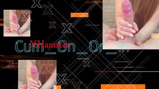 Valentine Day Gift Sexual Oiled Hand Job. Cum Control