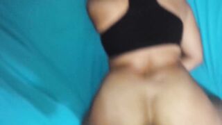 A beautiful pov on her mothers bed