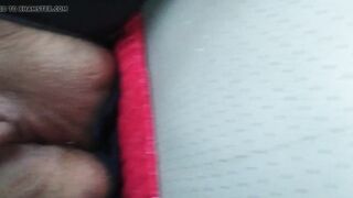 Fun into the vehicle... Katie's vagina and breasts