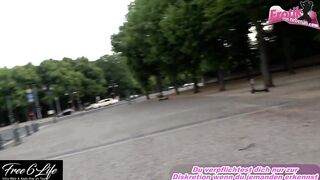 Publis flashing Sex inside Berlin with blonde 18 yo hoe
