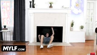 Mylf - Beautiful Milf Asked Her Brat Next Door To Jerk Off Infront Of Her While She Touches Herself