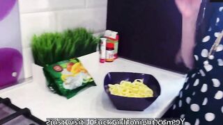 Stepmother comforted upset stepson with her pussy