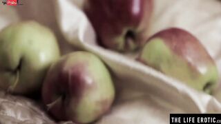 Cute Dark Hair goes Face down Booty up to Masturbate to an Orgasm