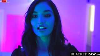 BLACKEDRAW long ebony penis-thirsty Emily Willis takes on 2 long cocks 2