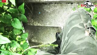 Chubby big titted German Milf screwed public during the point of view Date