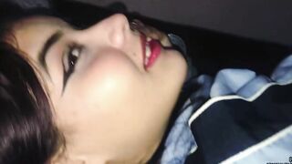 My stepbrother fucks my pussy while we watch a movie