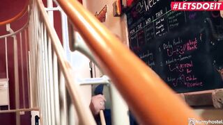 HORNYHOSTEL - (Darcia Lee, Jean Pallett) - Lucky Handyman Fucks A Gigantic
