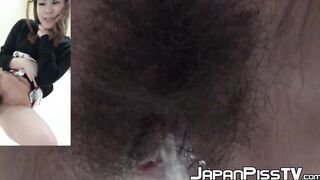 Beautiful Japanese babes peeing and having fun