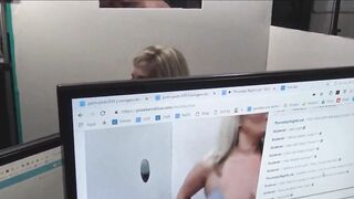two hot milfs giving gloryhole blowjobs on live cam