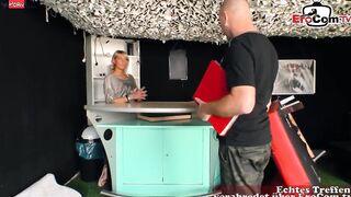 Guy fucks german slender blonde petite MILF stacy lou