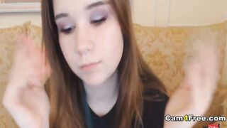 beauty goddess With Nice Tits And Round Ass Masturbates