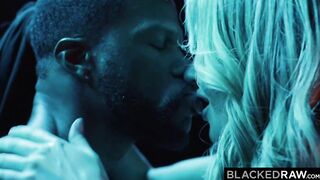 BLACKEDRAW Bae Ella devours long ebony cock at the club