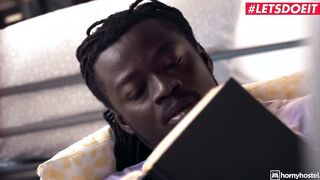 HORNY HOSTEL - Gigantic Booty 19 Yo Needs The Hugest Black