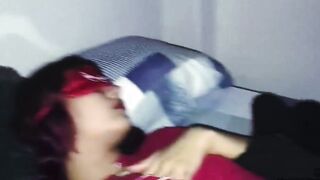 Record my stepsister while she is lying down and fuck her