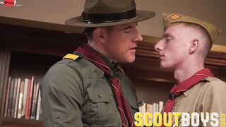 ScoutBoys - Bae v tall top bangs adorable smooth redhead btm raw and rough
