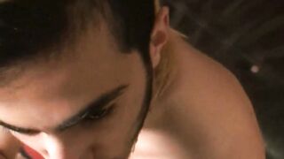 Gay punk has huge craving for sucking cock